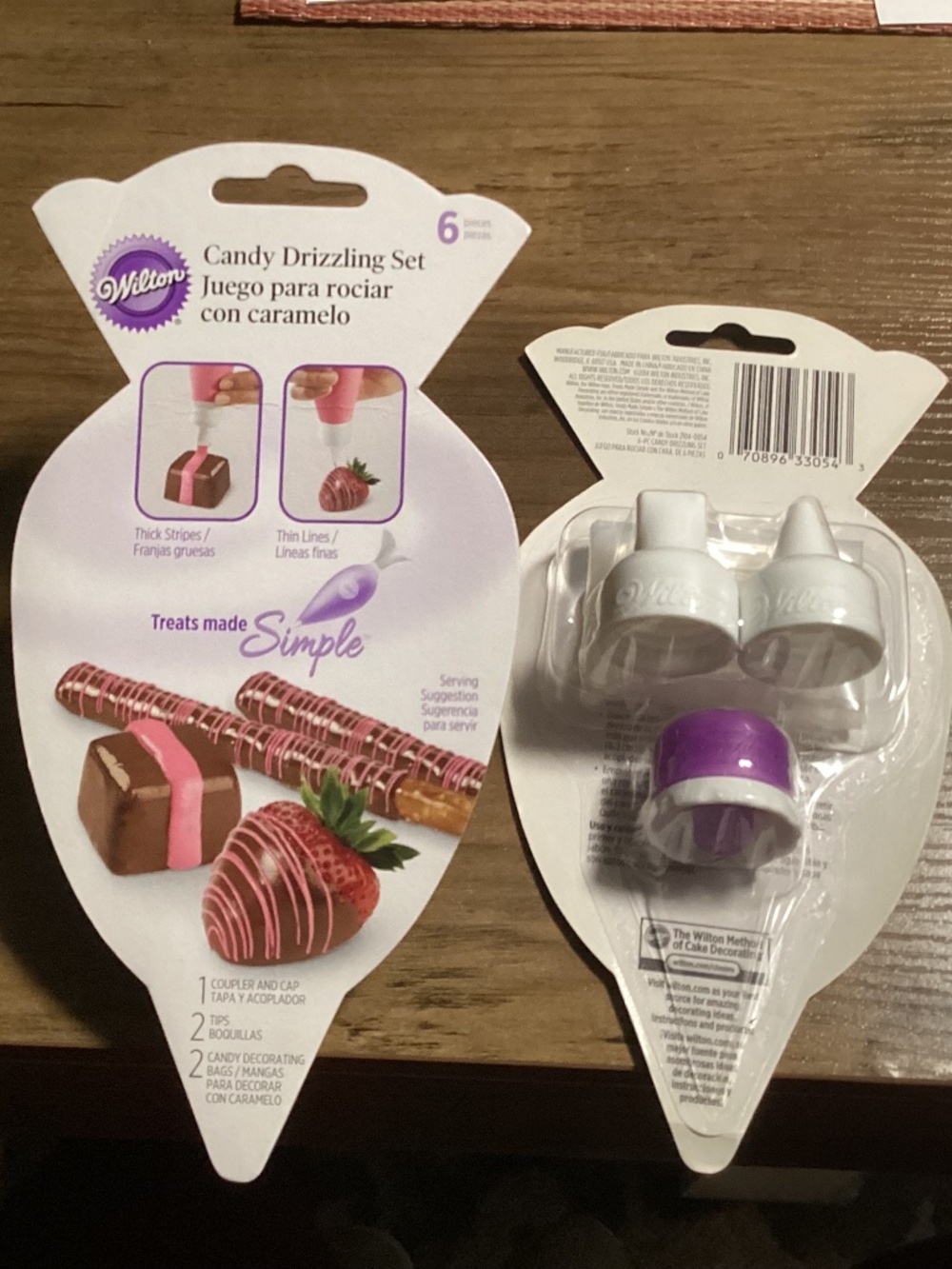 Wilton Candy Drizzling Set Bundle 2-pack New